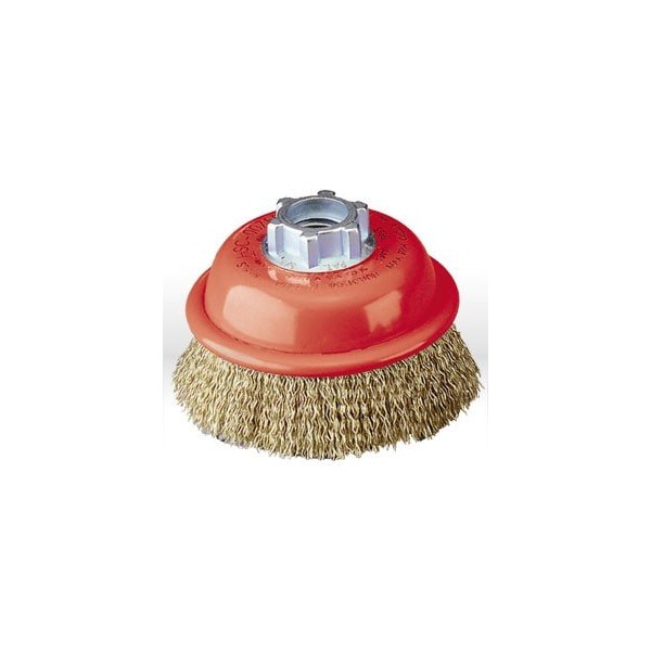 Jaz Crimped Wire Cup Brush, 3", .012", Steel 73000 - main